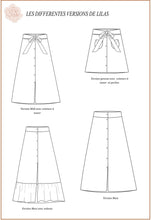 Charger l'image dans la galerie, Patron de couture Lilas jupe