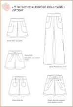 Charger l'image dans la galerie, Patron de couture Matcha Pantalon/Short
