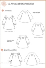 Charger l'image dans la galerie, Patron de couture Lotus Blouse